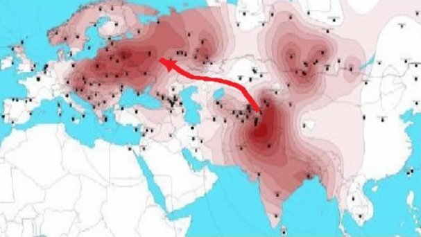 Путь ариев из Индии на Русь