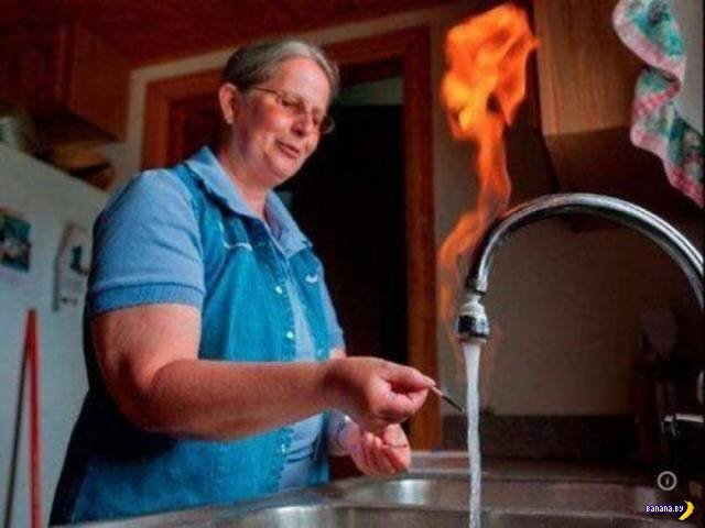 Что течет из крана, как вы думаете?