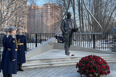    Памятник советскому ученому и инженеру Андрею Туполеву в Москве © Пресс-служба Мосгорнаследия