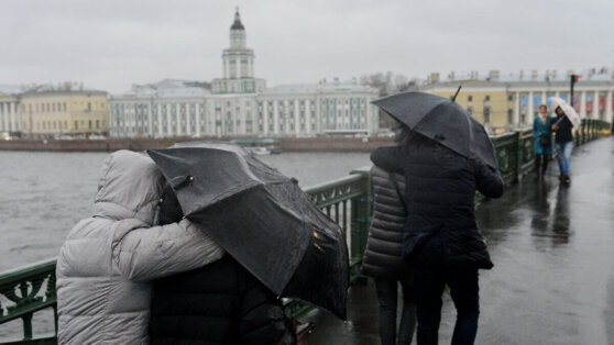    В Петербурге из-за сильного ветра и гололедицы объявили "желтый" уровень опасности Алина Городниченко