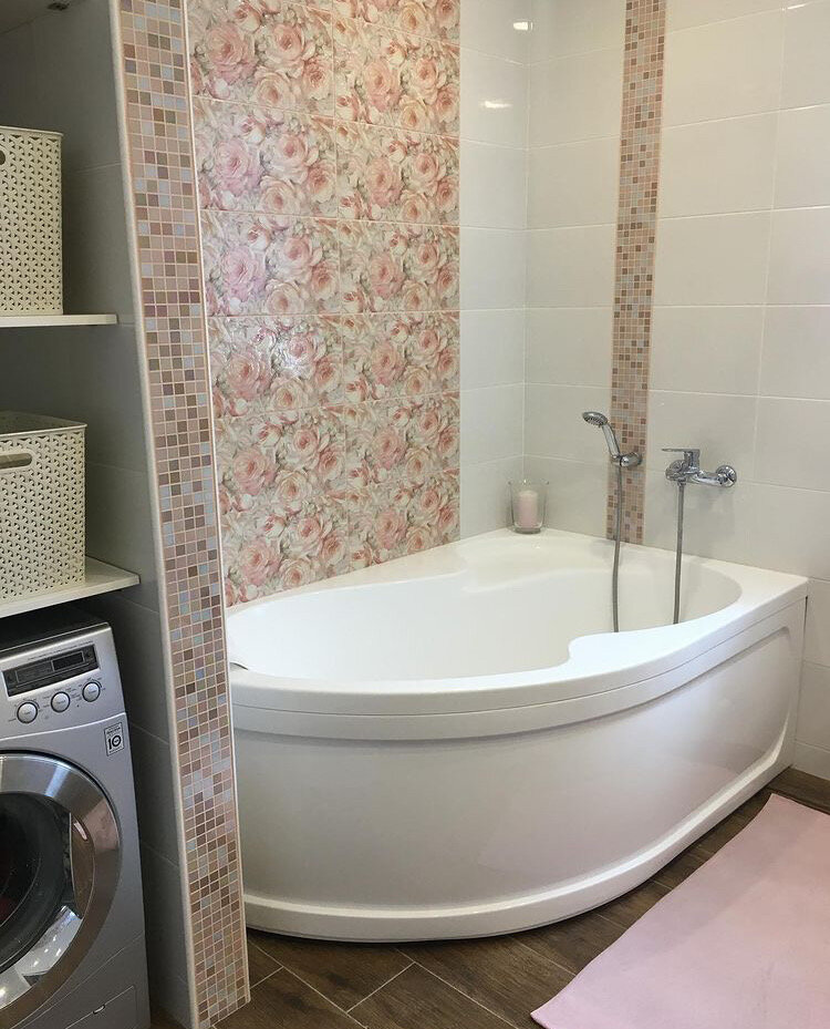 Фото ванной на втором этаже