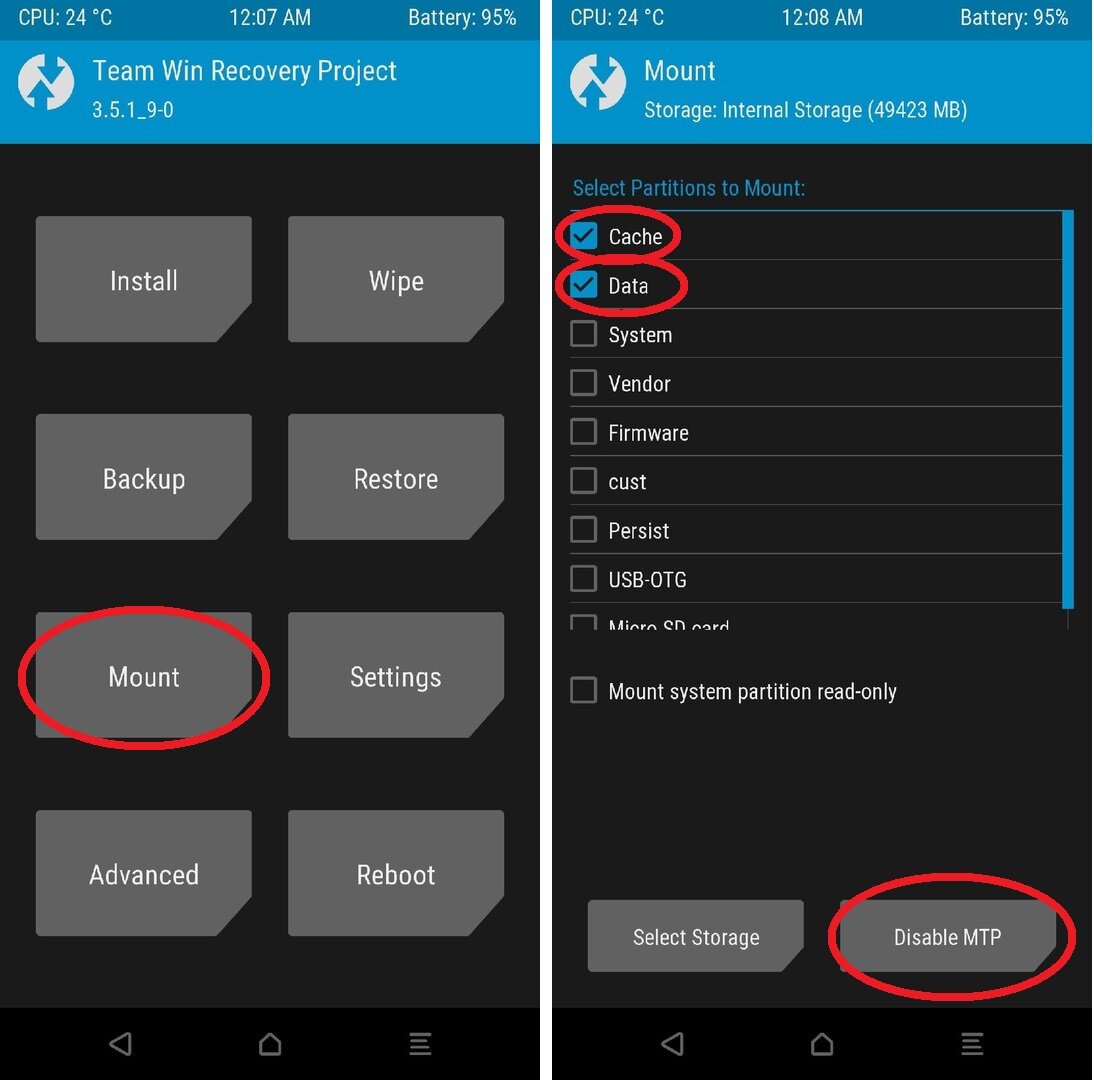 Компьютер не видет смартфон в режиме TWRP - Recovery | DomiDroid | Дзен