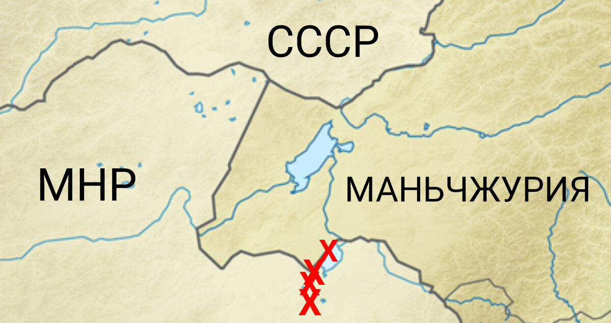 Упомянутые места инцидентов. Сверху вниз: Брундерс, Оланхудук, Тауран, Азикдорон