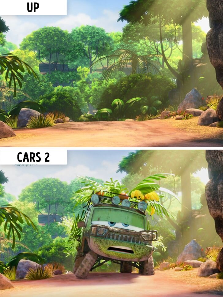 «Вверх» и «Тачки 2»