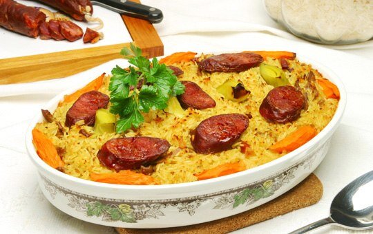 Рис с уткой