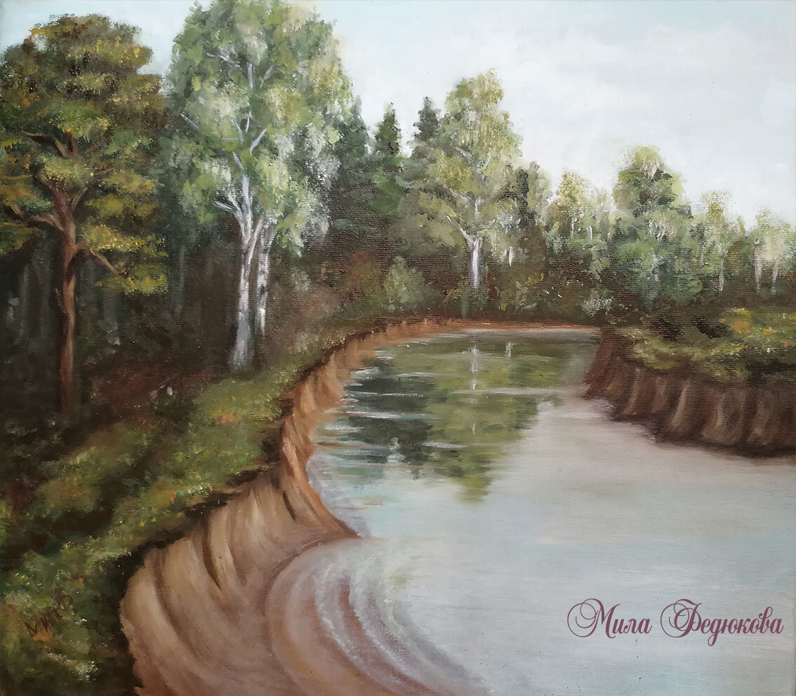 Рисунок маслом