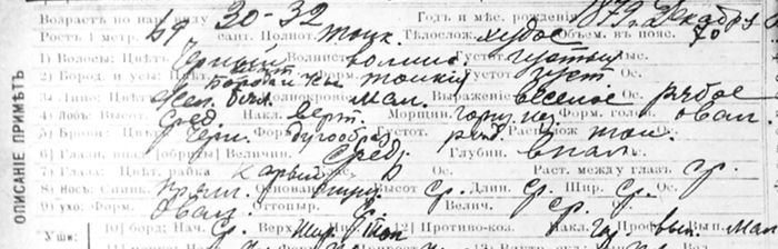 «Выражение — веселое»: Любопытные факты из полицейской карточки Сталина2