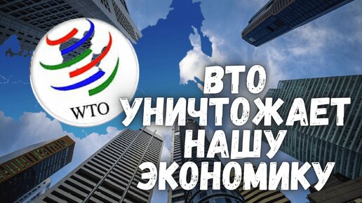 Государство уничтожает российскую экономику при помощи ВТО