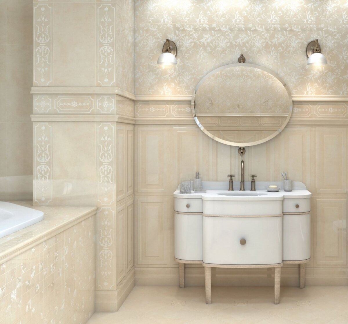 Стильные ванные комнаты - выбор людей со вкусом и пониманием стиля и комфорта