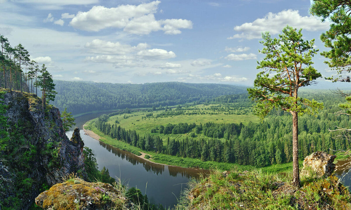 Уральские горы Чусовая