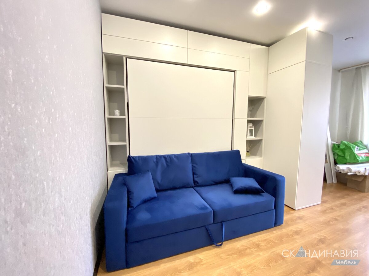 Шкаф кровать трансформер от Скандинавии мебель