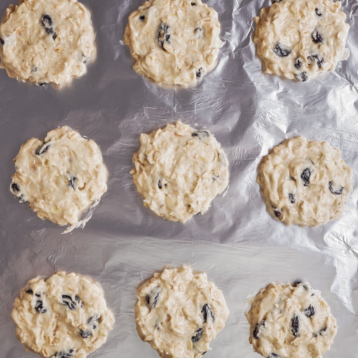 Печеньки до выпекания