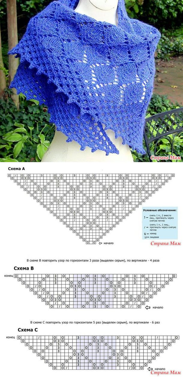 Узор для шали спицами. Ажурный бактус спицами схемы вязания. Страна мам вязание спицами шали схемы бесплатно. Вязание спицами бактусы и шали со схемой и описанием. Как вязать шаль спицами.