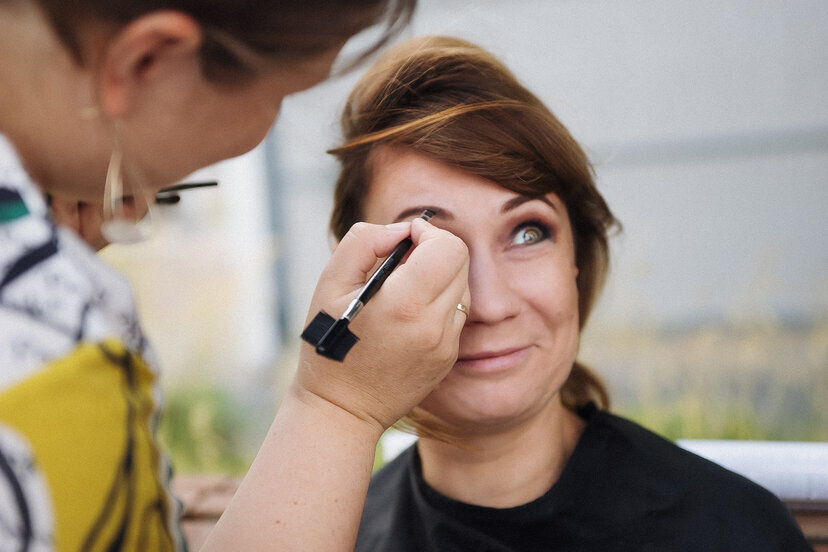 Я делаю макияж народной артистке Ольге Тумайкиной, фото: Яна Овчинникова