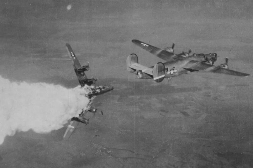 B-24H «Liberator» из 783 эскадрильи 465 бомбардировочной группы, 20 ноября 1944 г.