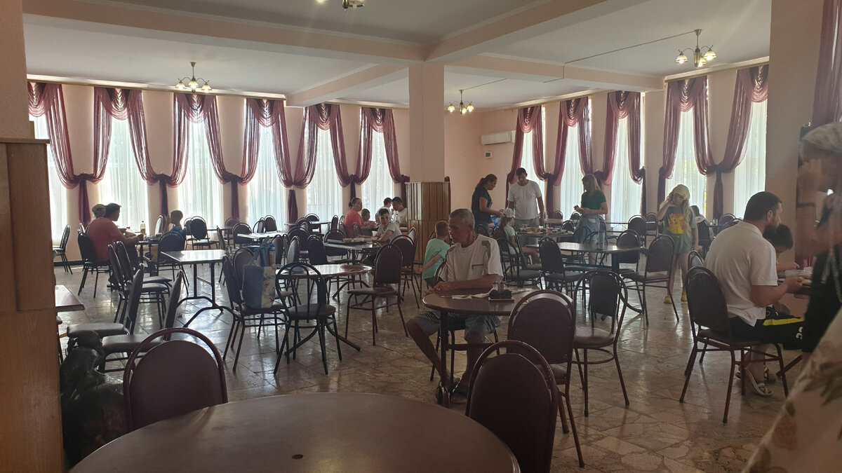 Столовая пансионата Волга