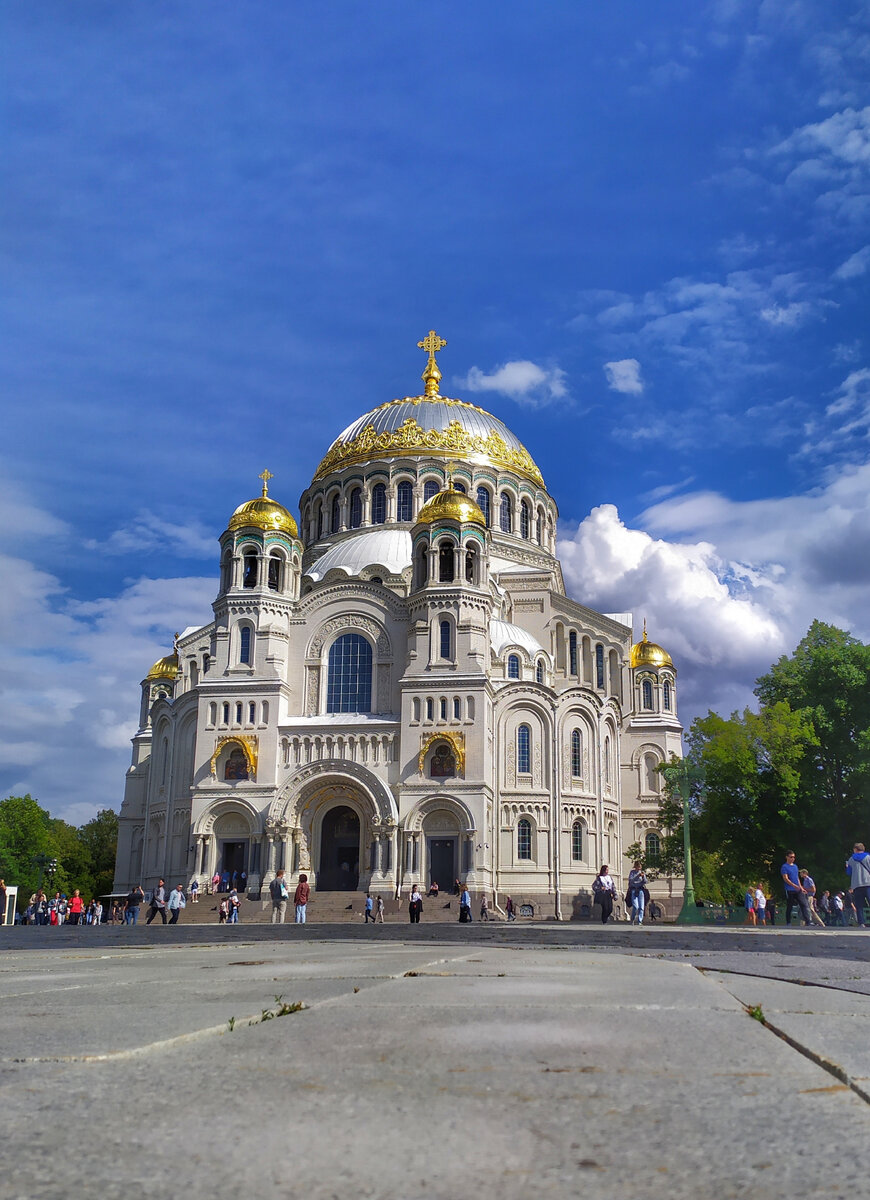 Уникальный православный собор в Кронштадте (фото Якорной площади с  колокольни собора) | Beautiful places | Дзен