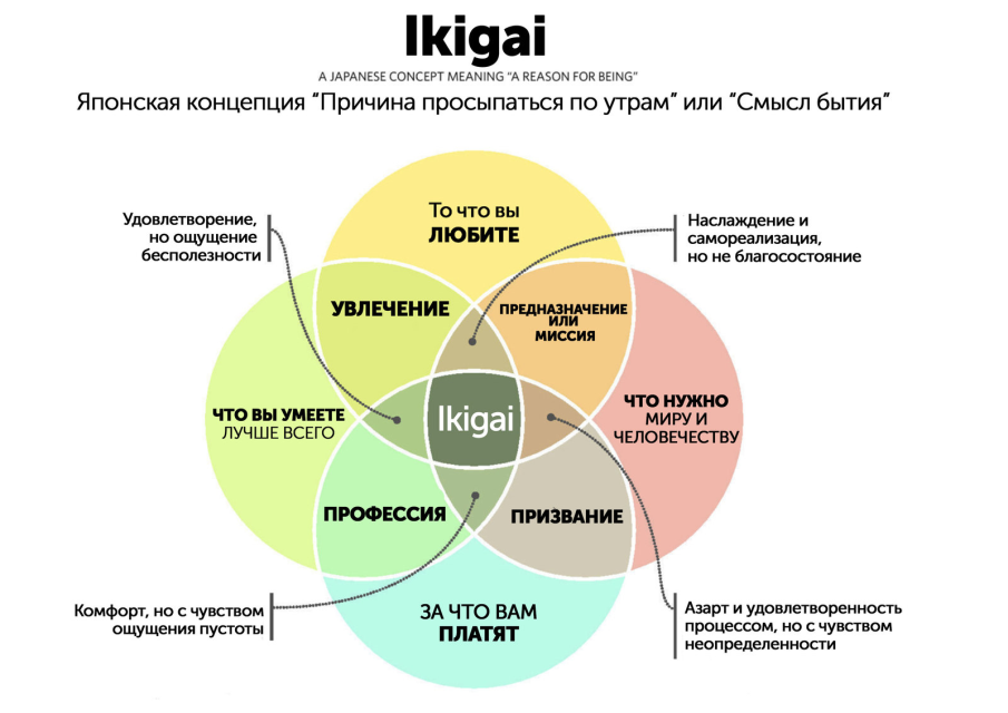 Икигай - секретная формула, помогающая достичь гармонии или нечто большее?  | ЯрKом-навыки 21 века | Дзен