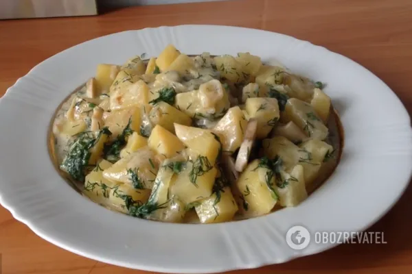 Красивое, вкусное и ароматное блюдо готово к употреблению