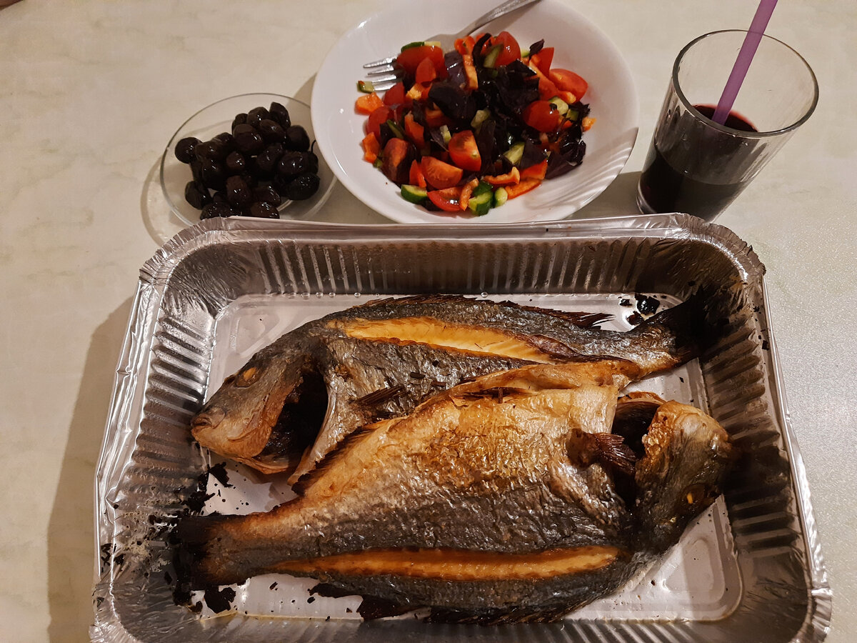 За две приготовленные рыбы отдали 70 лир (530 руб.)