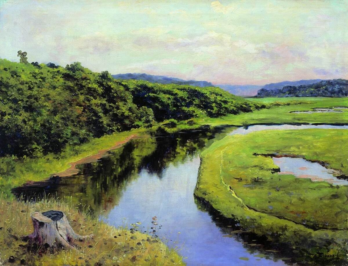 Василий Поленов — «Река Клязьма. Жуковка», 1889 год