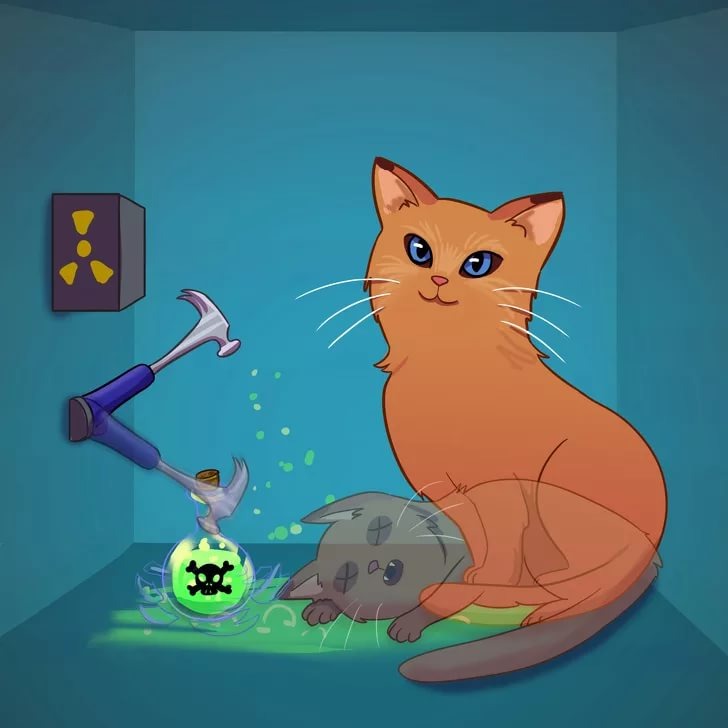 Кот Шреденгера в картине