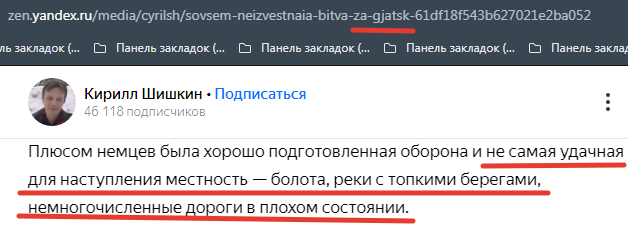 Скрин-шот статьи Кирилла Шишкина