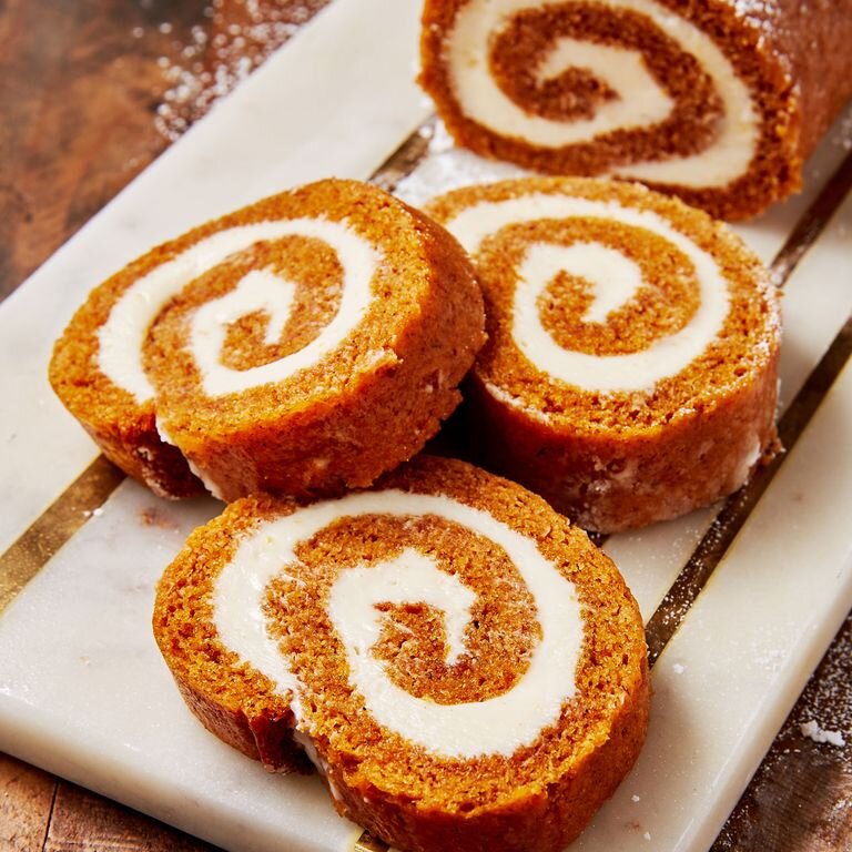 Тыквенный рулет.