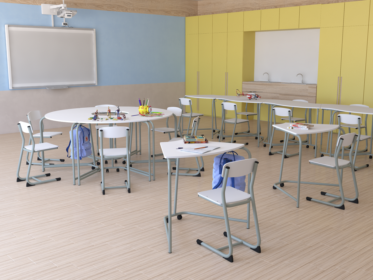 Школьная парта серии Element, бренд ERGANT