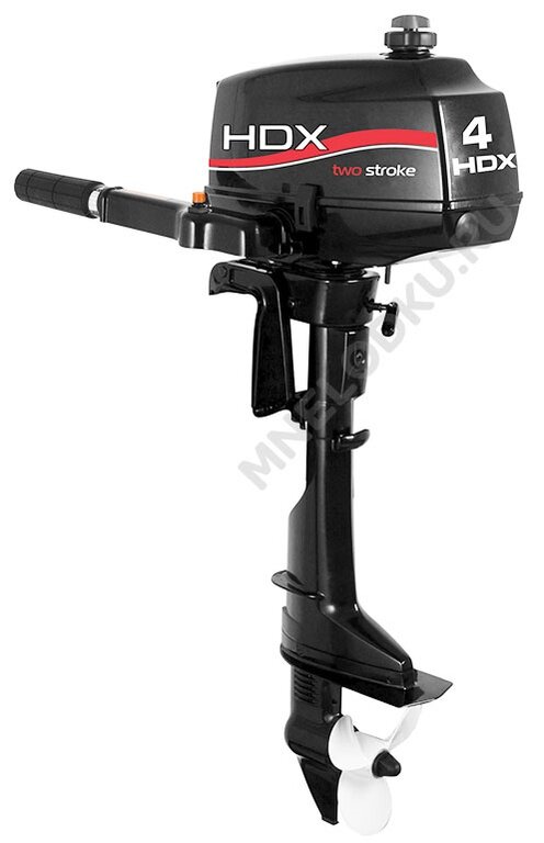 Лодочный мотор HDX T4 BMS R-Series способен развить скорость до 17 км/ч на средней лодке.