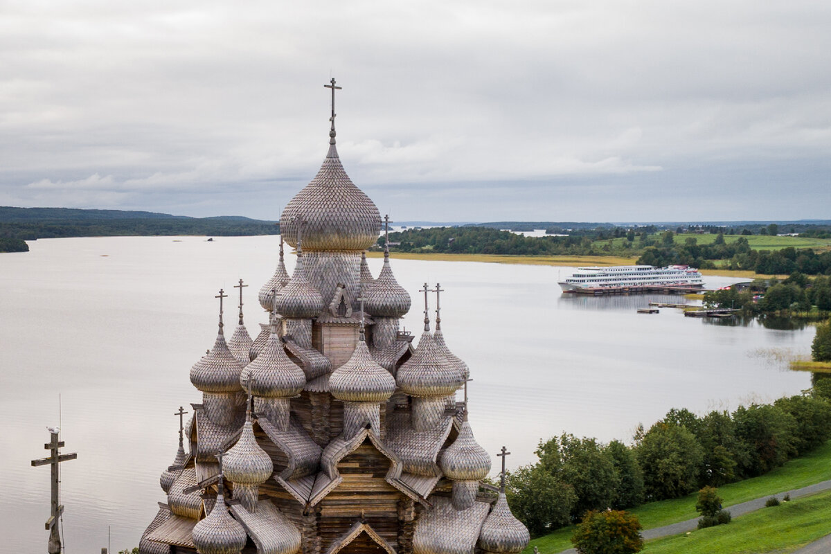 Россия Республика Карелия Кижи Церковь Вознесения