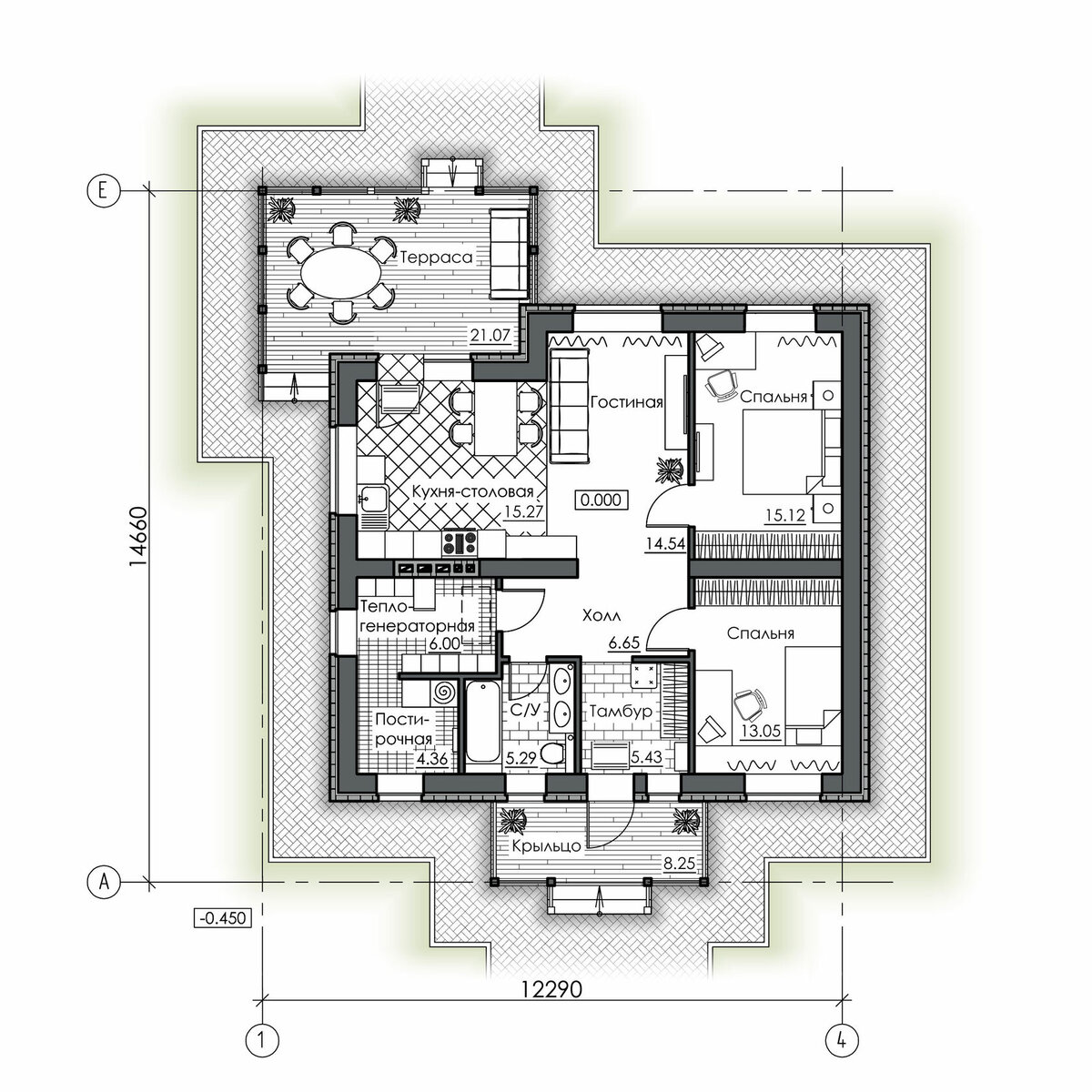 План дома. Ничего лишнего