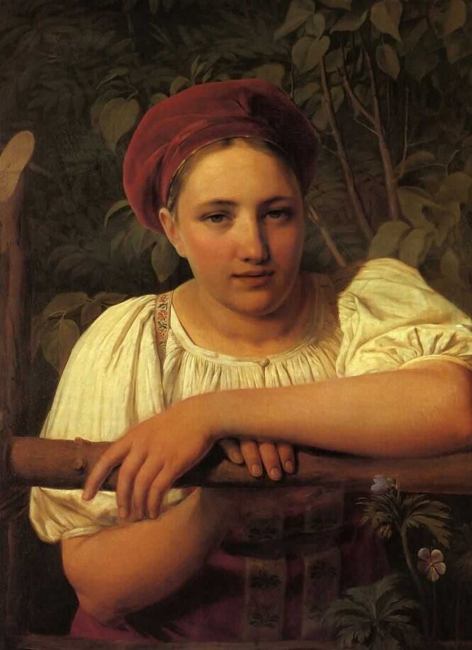 «Крестьянка с косой и граблями»