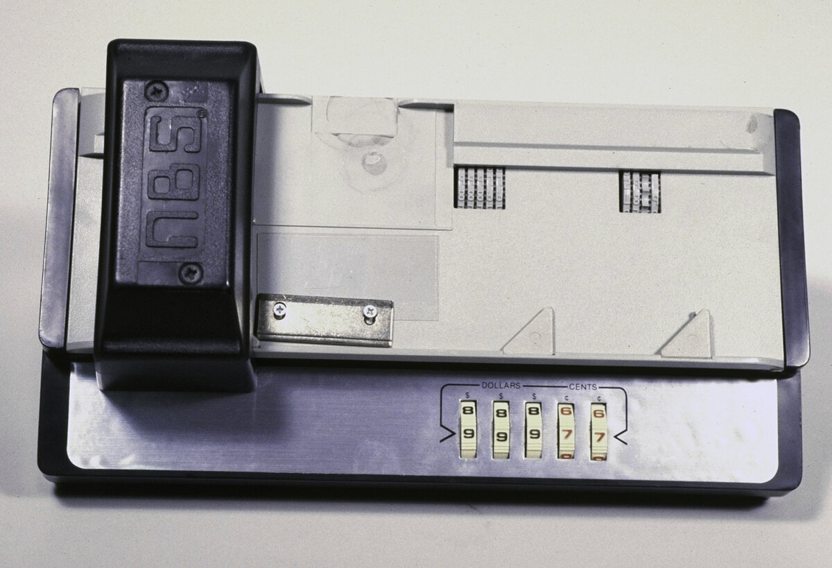 Credit Card Imprinter, Canada, 1960-1990