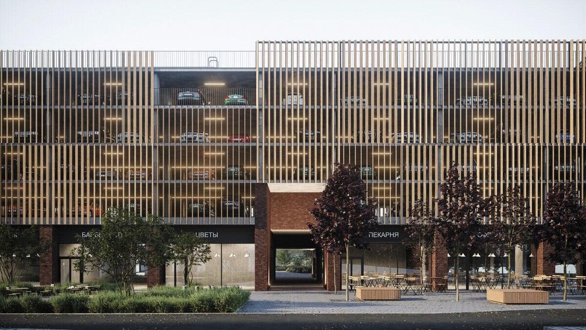    Проект многоуровневого паркинга© Пресс-служба Мособлархитектуры