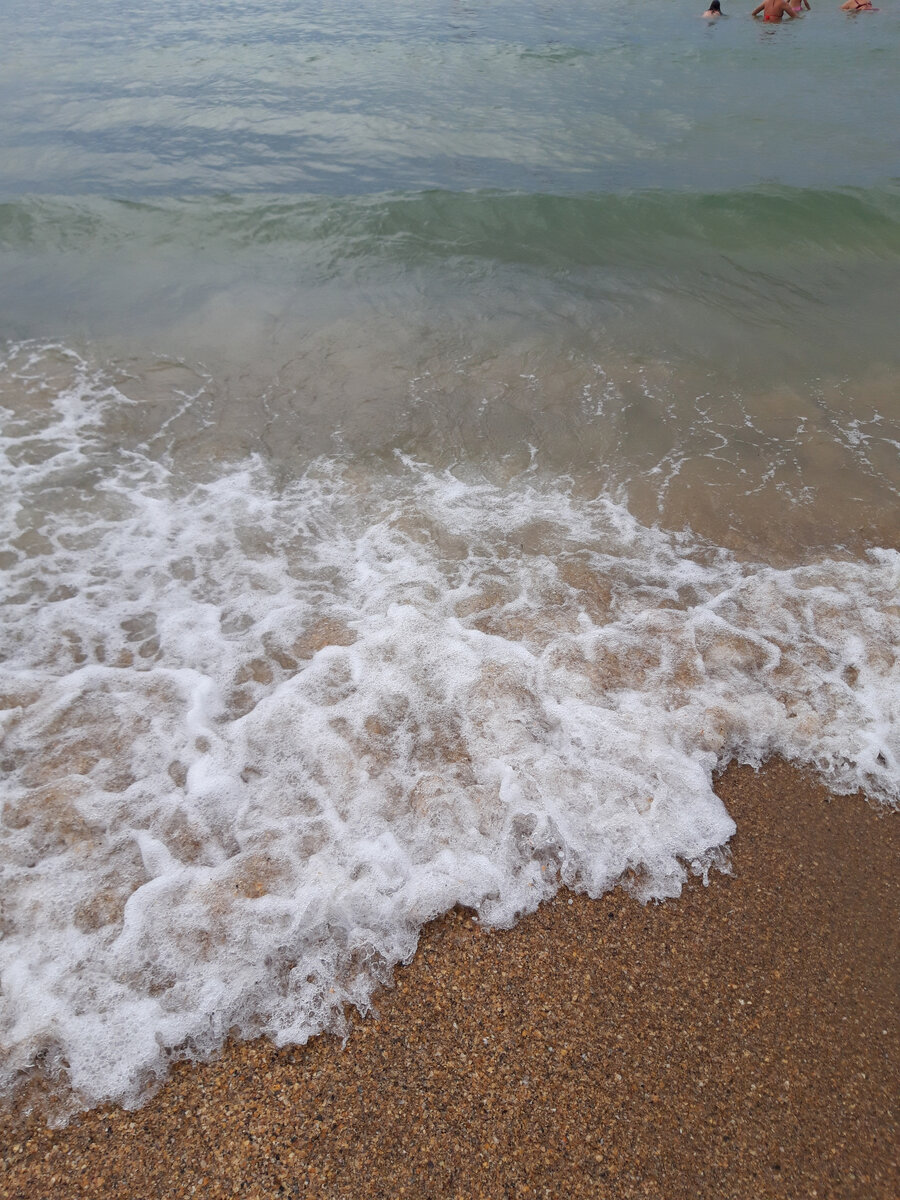 Листайте вправо. Берег в Витязево (фотографии из домашнего архива)