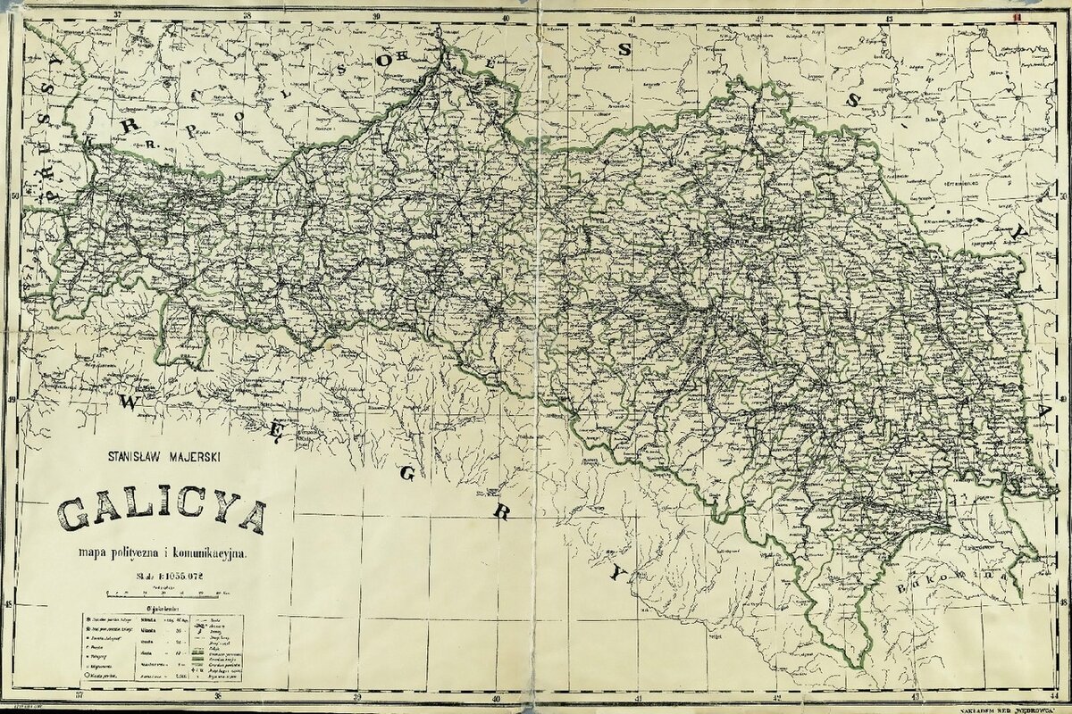 Королевство Галиции и Лодомерии карта. Галиция и Волынь на карте. Карта 19 века Восточная Галиция. Карта Польши на 1903.