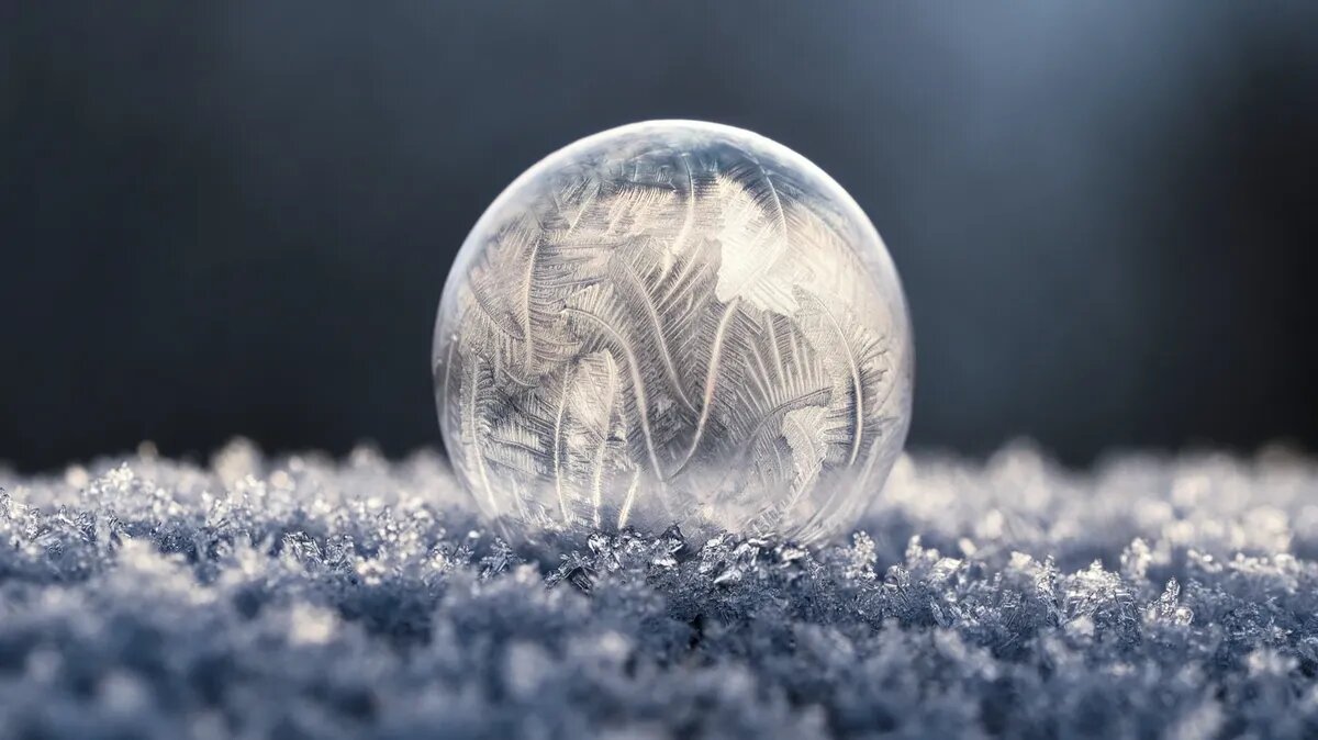 Снежная Луна действует даже днём. Фото: unsplash.com