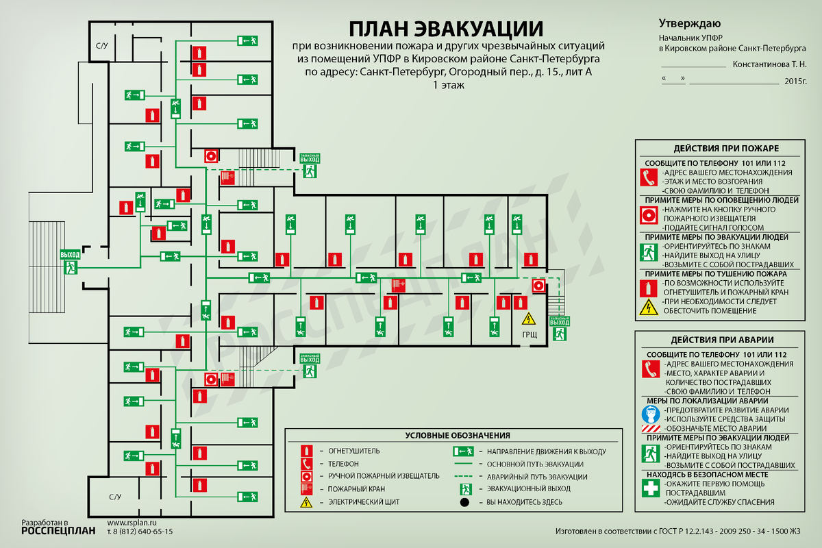 План школы 41