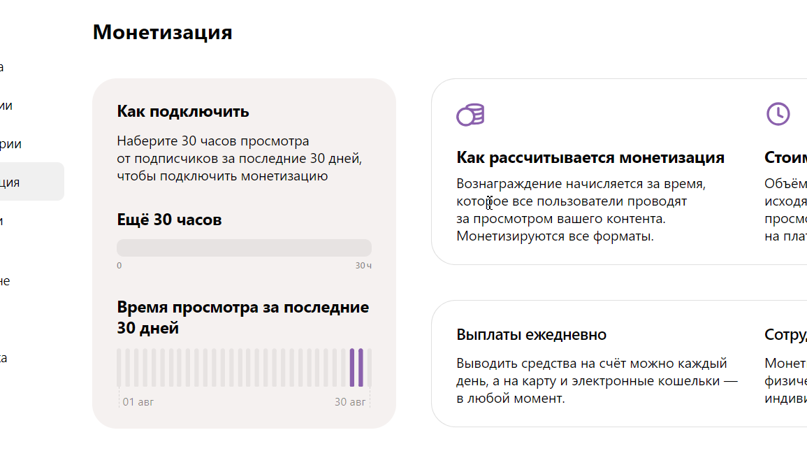 условия монетизации