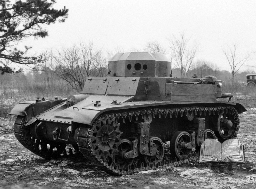 Light Tank T2E1 в Форт-Беннинг, январь 1935 года.