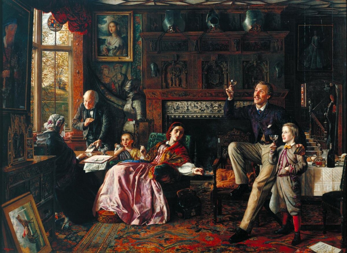 Последний день в старом доме. 1862 г.