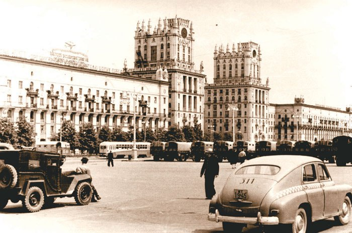 Минск старые фотографии транспорта