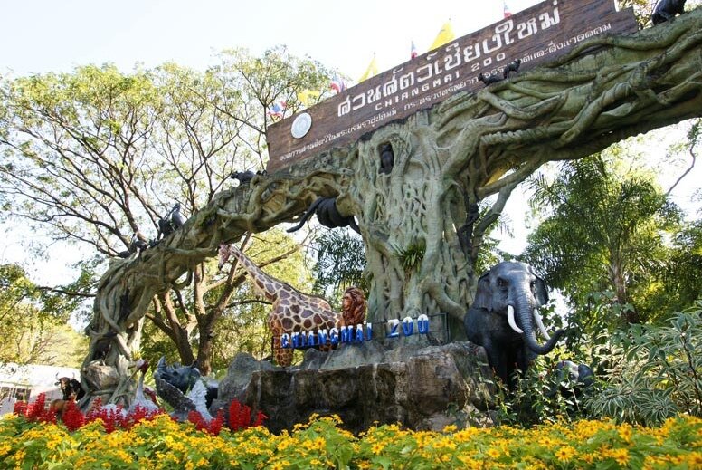 Chiang Mai Zoo and Aquarium in Thailand.