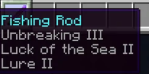 Зачарованная удочка Майнкрафт