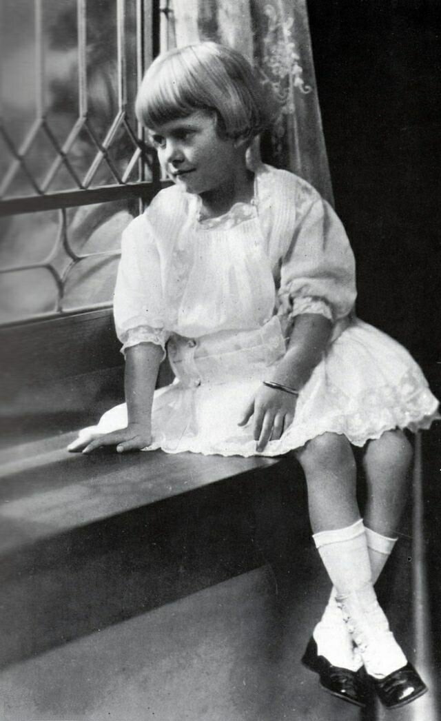 Детская фотография Харлин Карпентер (Джин Харлоу)