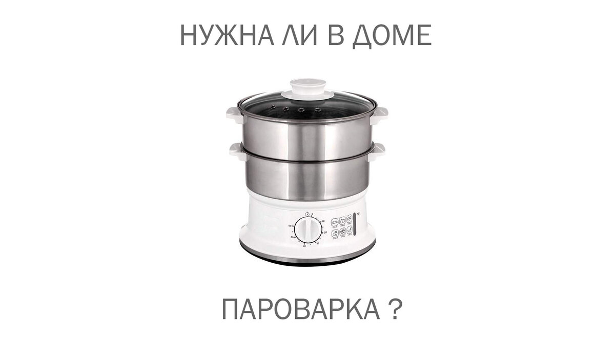 вам точно нужна пароварка? 
