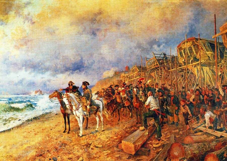 Изображение из открытых источников. Морис Оранж, Наполеон в Булони