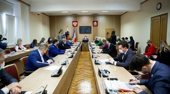 Заседание новгородского оперштаба