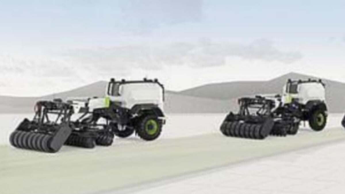 Армада новой концепции сельхозтехники в действии. Фото: IAV (Инженерное общество авто- и транспортных сообщений)